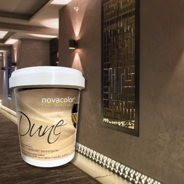 Fémhatású dekorációs falfesték - Dune Gold - Novacolor
