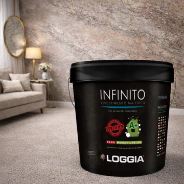 Meszes alapú közepes szemcseméretű Loggia dekorglett - Infinito