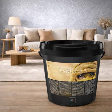 Ezüst színű fémhatású dekor falfesték - Samsara Passion/Slim Alluminio 2,5l - Casati