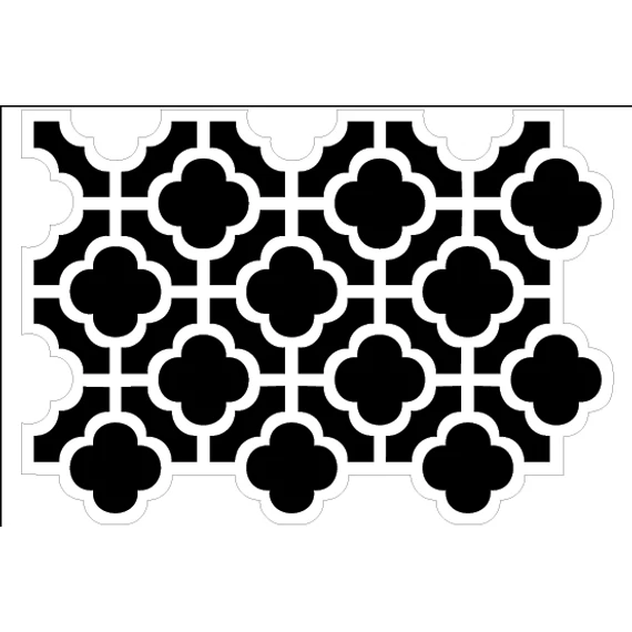 Csempe 06 - Artessa 3D stencil - Casati