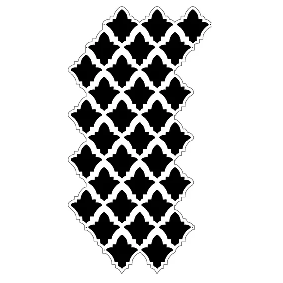 Csempe 07 - Artessa 3D stencil - Casati