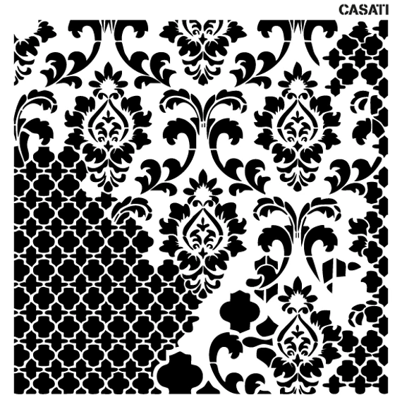 Virág 03 - Artessa 3D stencil - Casati