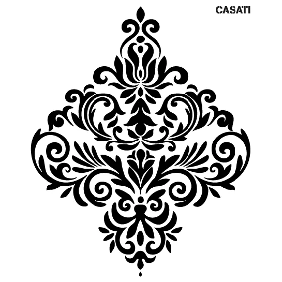 Virág 04 - Artessa 3D stencil - Casati