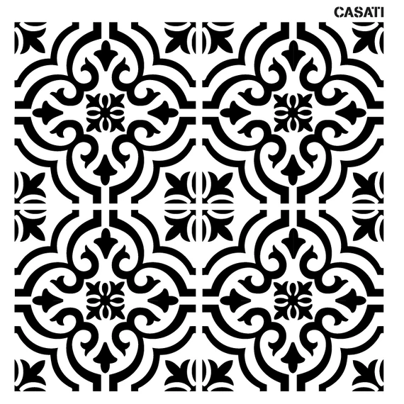 Virág 07 - Artessa 3D stencil - Casati