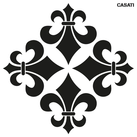 Virág 21 - Artessa FESTŐ stencil - Casati