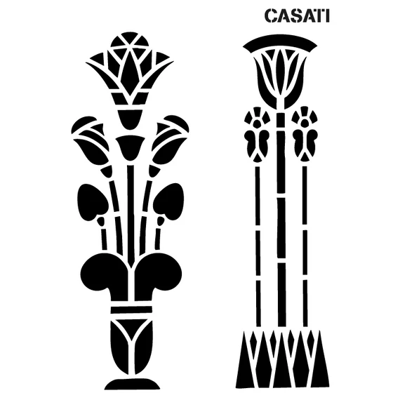 Virág 10 - Artessa 3D stencil - Casati
