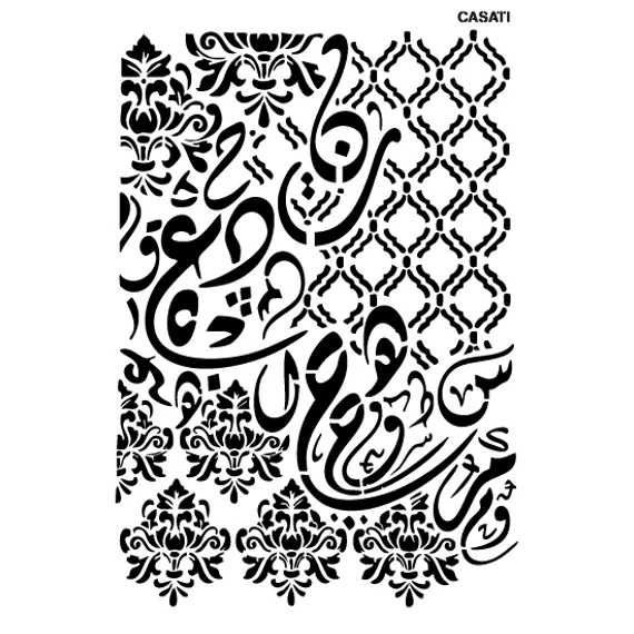 Virág 11 - Artessa 3D stencil - Casati