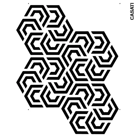 Geometrikus 01 - Artessa 3D stencil - Casati