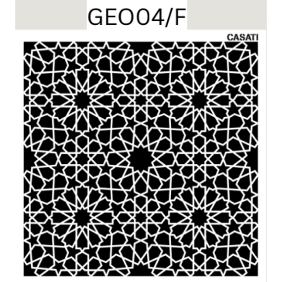 Geometrikus 15 - Artessa FESTŐ stencil - Casati