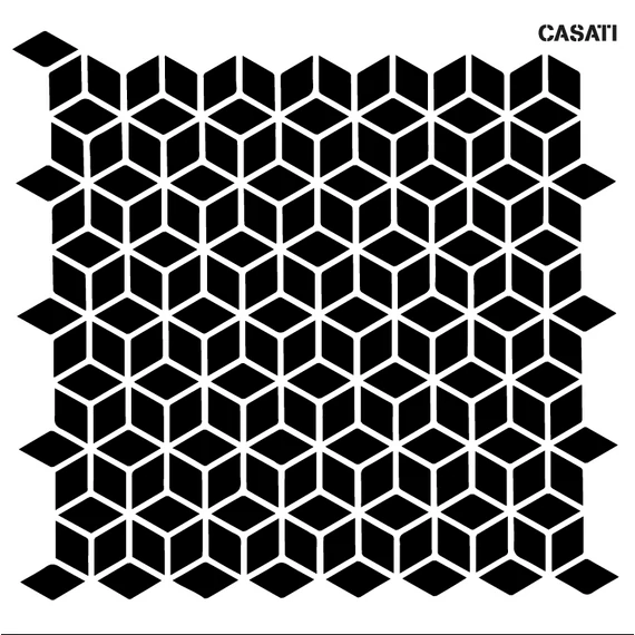 Geometrikus 07 - Artessa 3D stencil - Casati