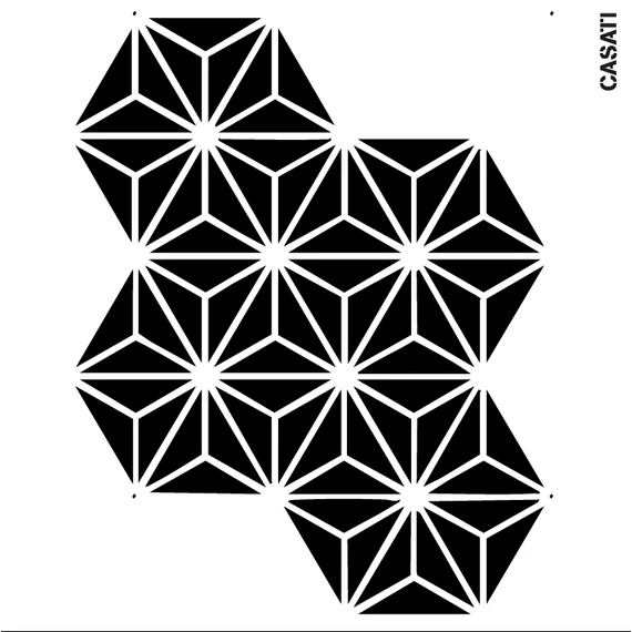 Geometrikus 10 - Artessa 3D stencil - Casati
