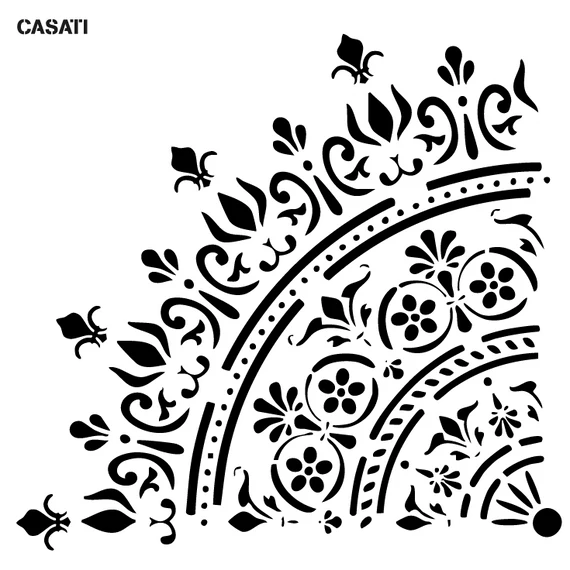 Mandala 02 - Artessa 3D stencil - Casati