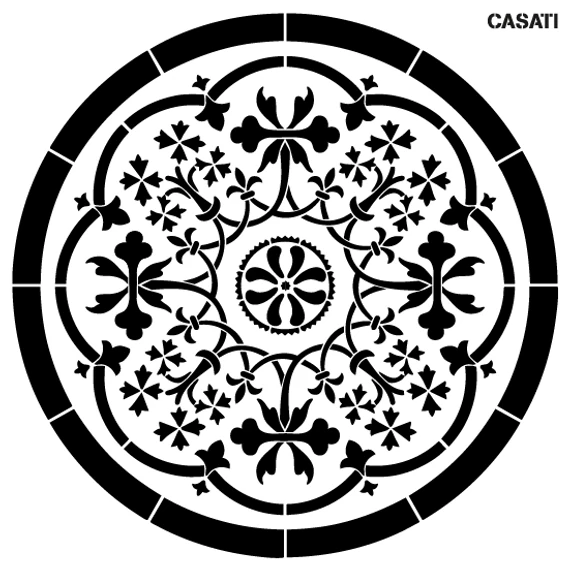 Mandala 03 - Artessa FESTŐ stencil - Casati