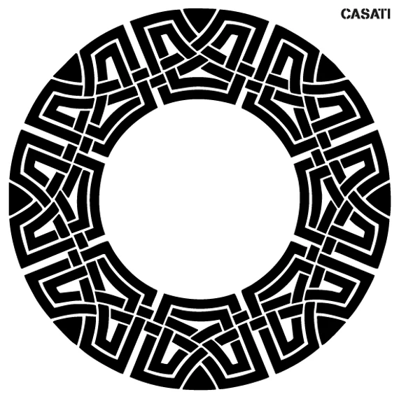 Mandala 06 - Artessa FESTŐ stencil - Casati