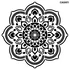 Mandala 01 - Artessa 3D stencil - Casati