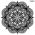 Mandala 04 - Artessa 3D stencil - Casati